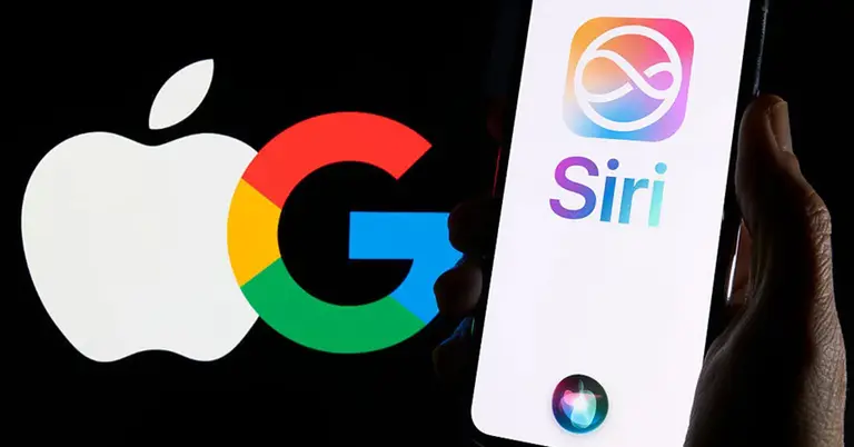 অ্যাপল ও গুগল লোগো